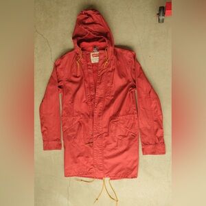 Vintage Levi's Mens Jacket 3 in 1 Parka Hooded Lined Raincoat Premium Red Casual